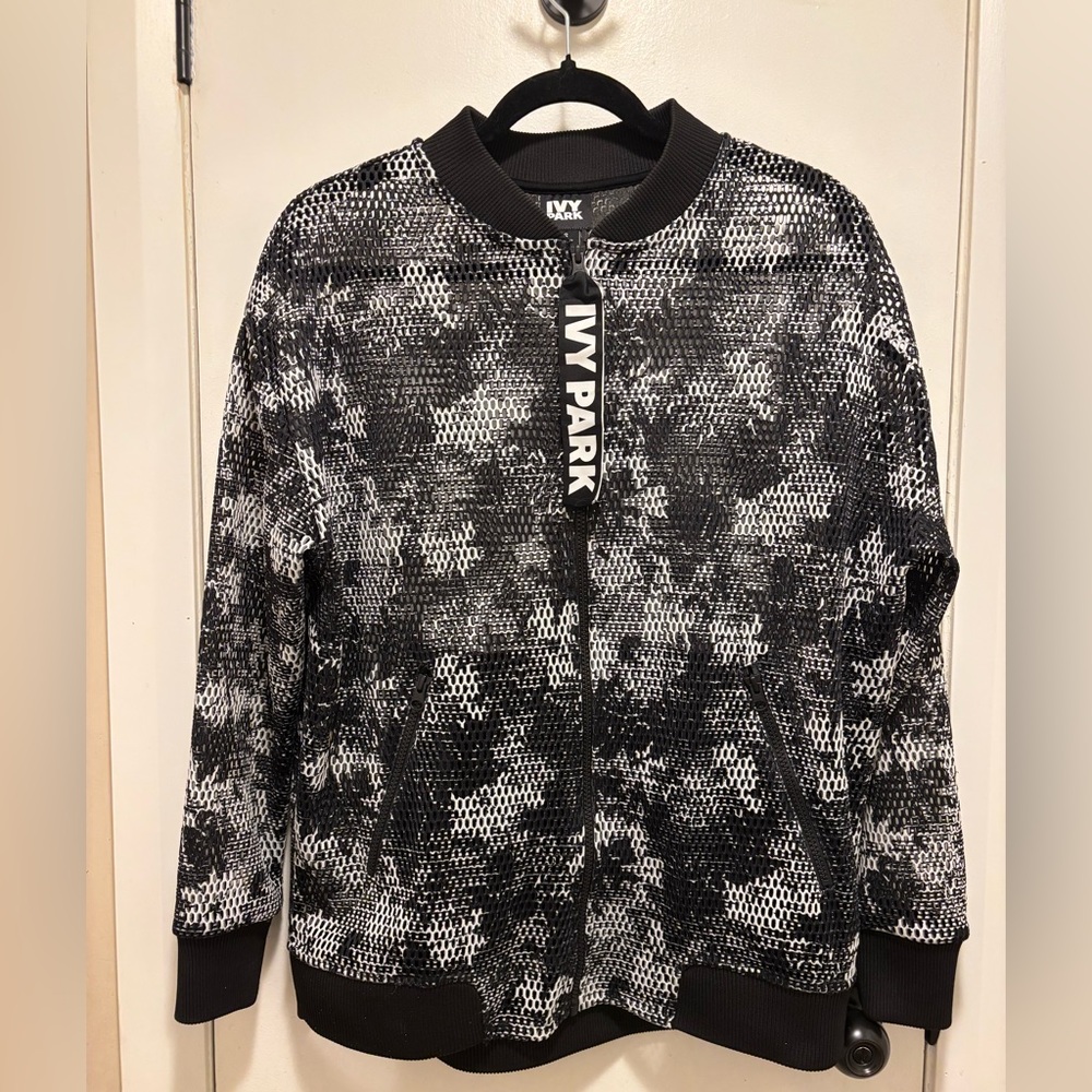 IVY PARK Monochrome Mesh Jacket